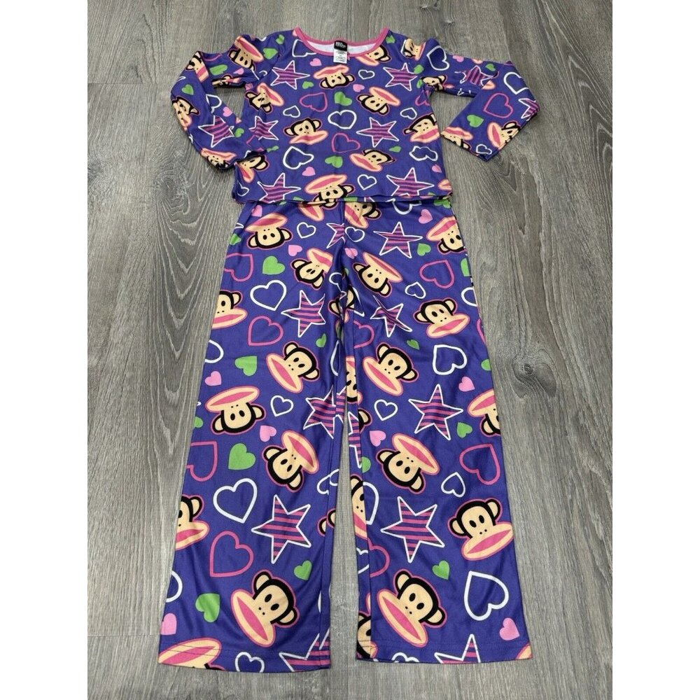 Paul Frank For Target Kids Purple Pajamas Medium Girls D26